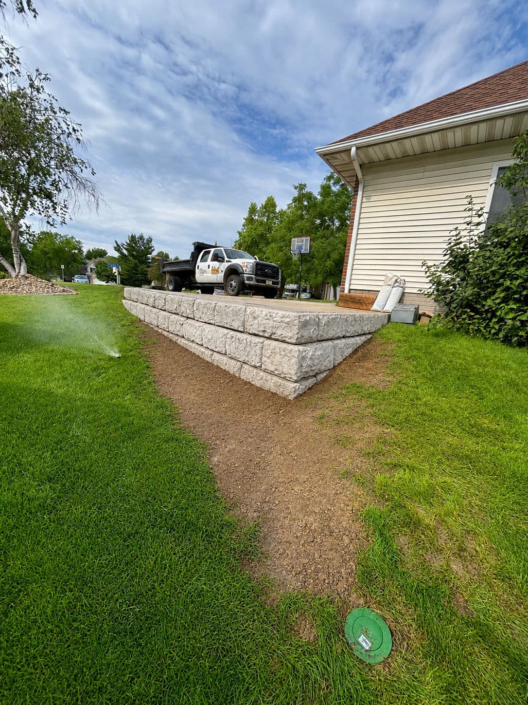 Project Retaining Wall Built to Last in Marion Iowa image